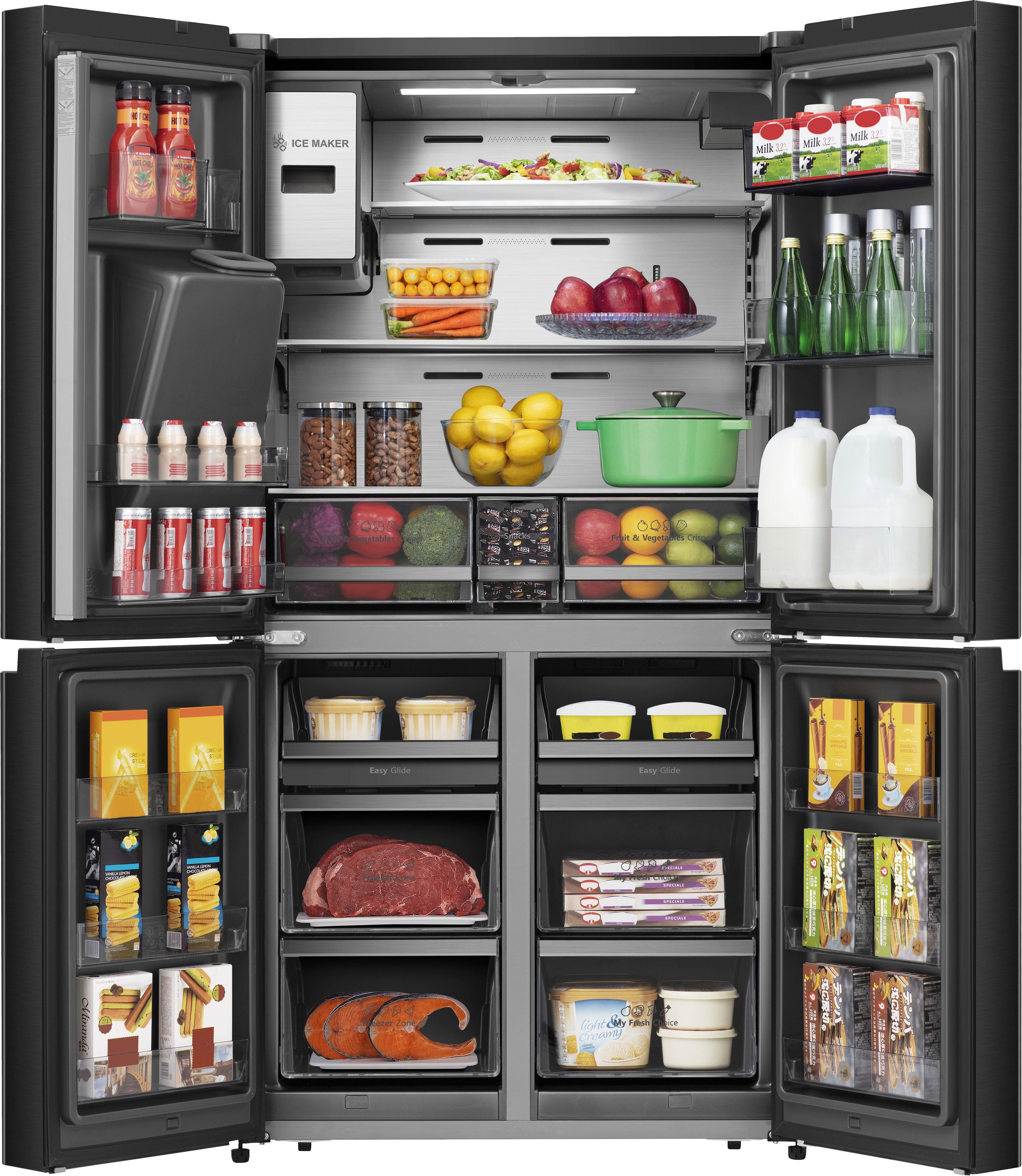Hisense Multi Door RQ760 RQ760N4IFE, 178,5 cm hoch, 91,4 cm breit, Total No Frost – Bild 3 von 5