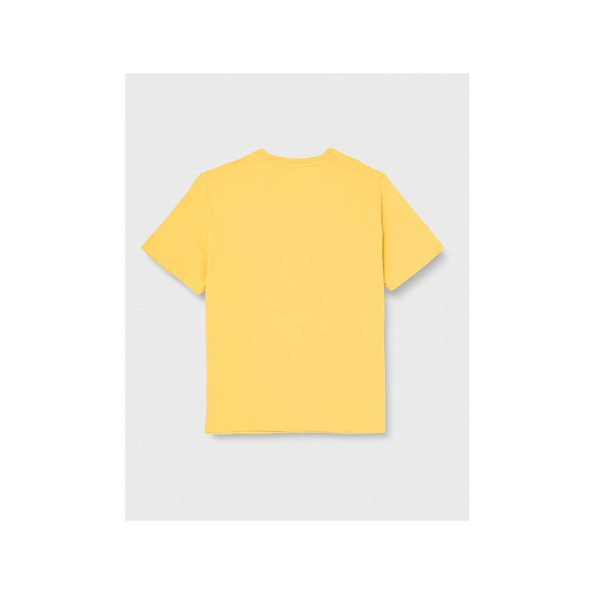 gelb textil passform (1-tlg) T-Shirt s.Oliver