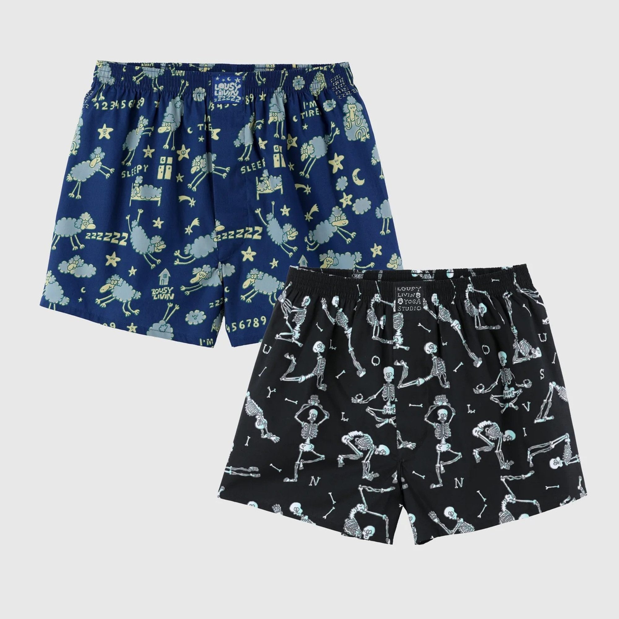 Lousy Livin Boxershorts Lousy Livin 2-Pack günstig online kaufen