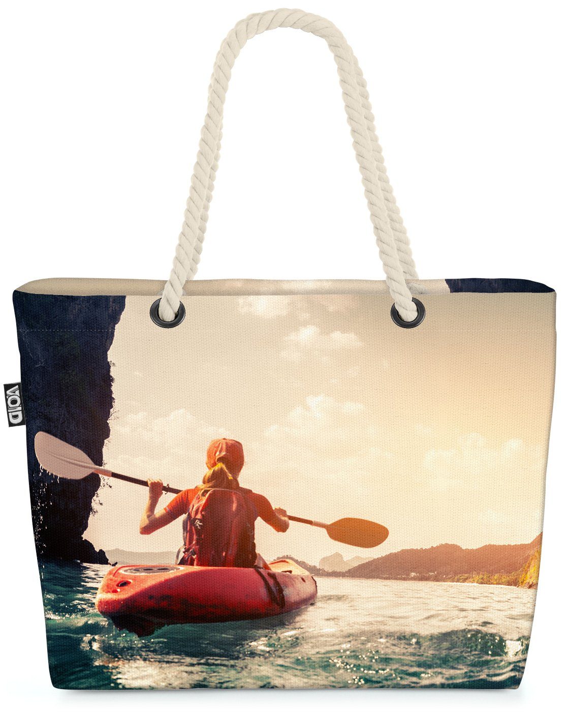 VOID Strandtasche (1-tlg), Kayak Ausflug Beach Bag Kanu Paddeln Boot Fluss Reise Sport Sommer Urlaub See