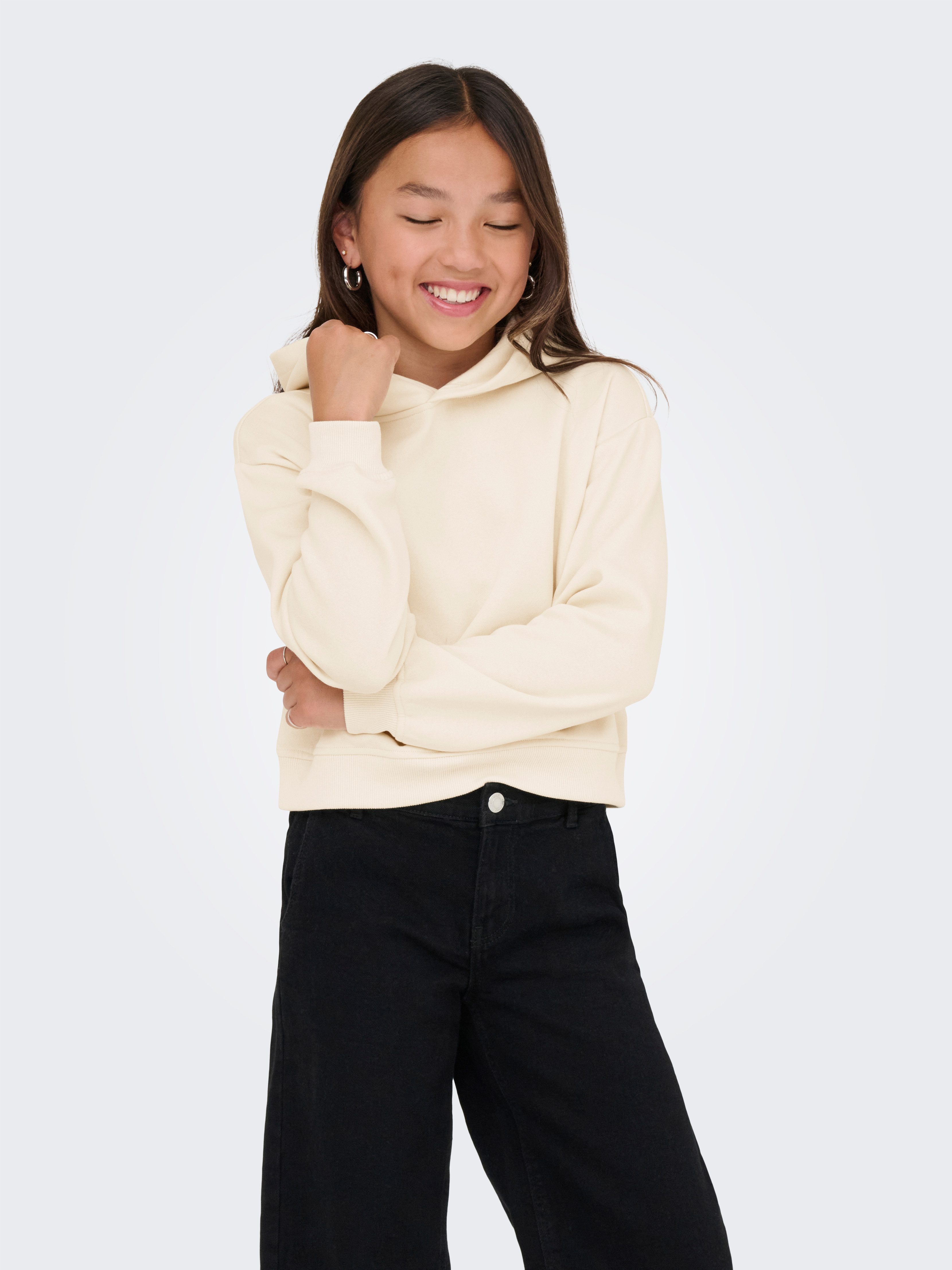 KIDS ONLY Kapuzensweatshirt KOGSWEAT L/S HOODIE SHORT SWT NOOS