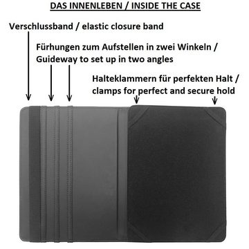 K-S-Trade Tablet-Hülle für PocketBook InkPad 4, High quality Schutz Hülle Business Case Tablet Schutzhülle Flip