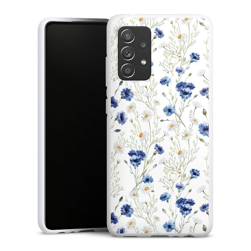 DeinDesign Handyhülle Muster Blume Blumen Flower Pattern 6, Samsung Galaxy A52s 5G Silikon Hülle Bumper Case Handy Schutzhülle