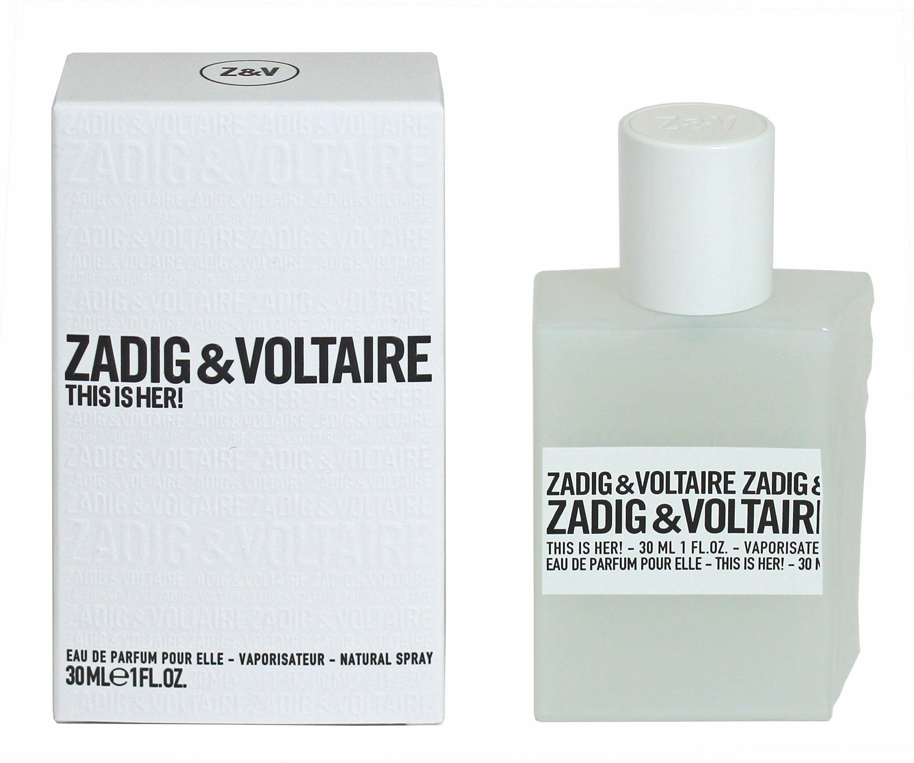 ZADIG & VOLTAIRE Eau de Parfum This is Her!, mit blumig-orientalischer Note
