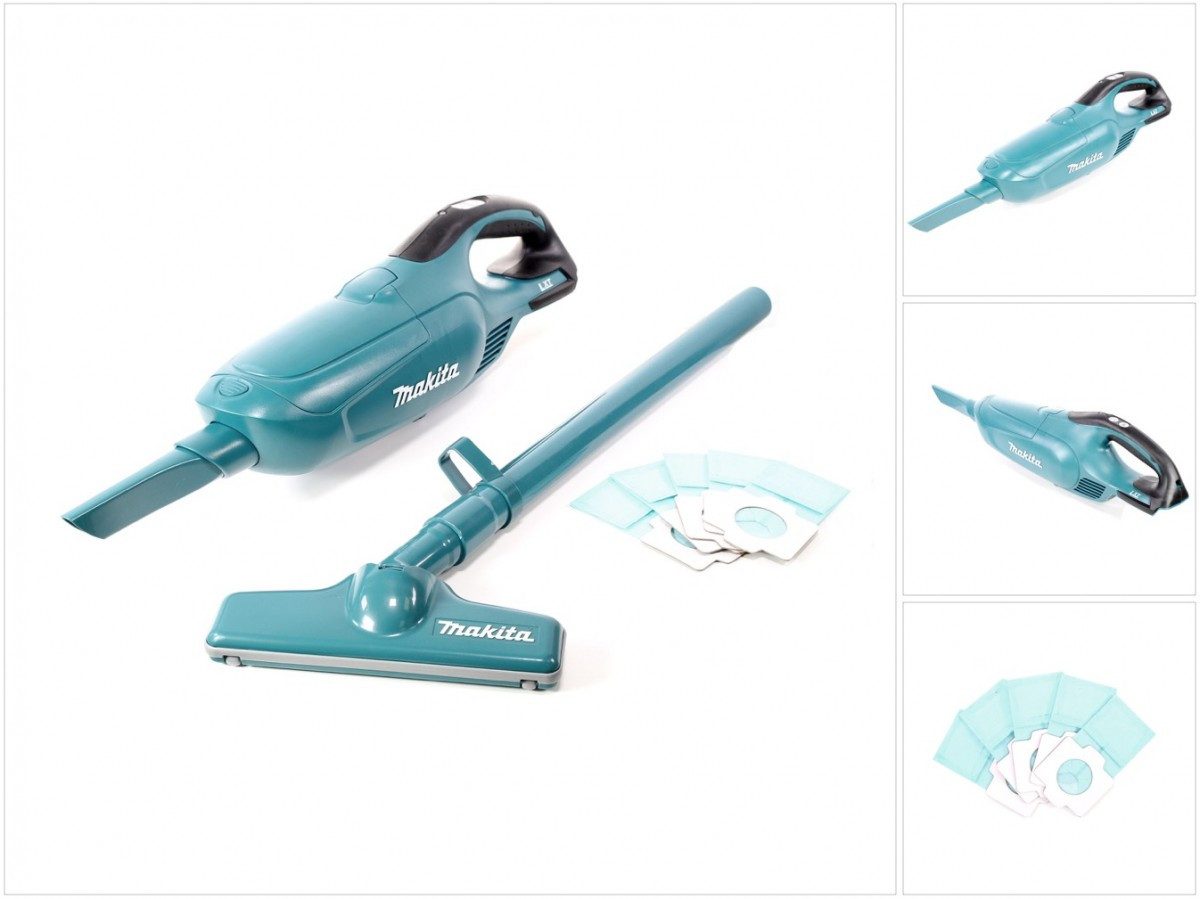 Makita Akku-Handstaubsauger DCL 182 Z Akku Staubsauger 18 V Solo - ohne Akku, ohne Ladegerät