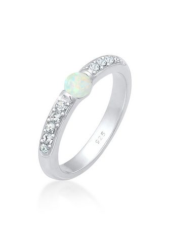 ELLI Кольцо »Opal Swarovski® Kris...