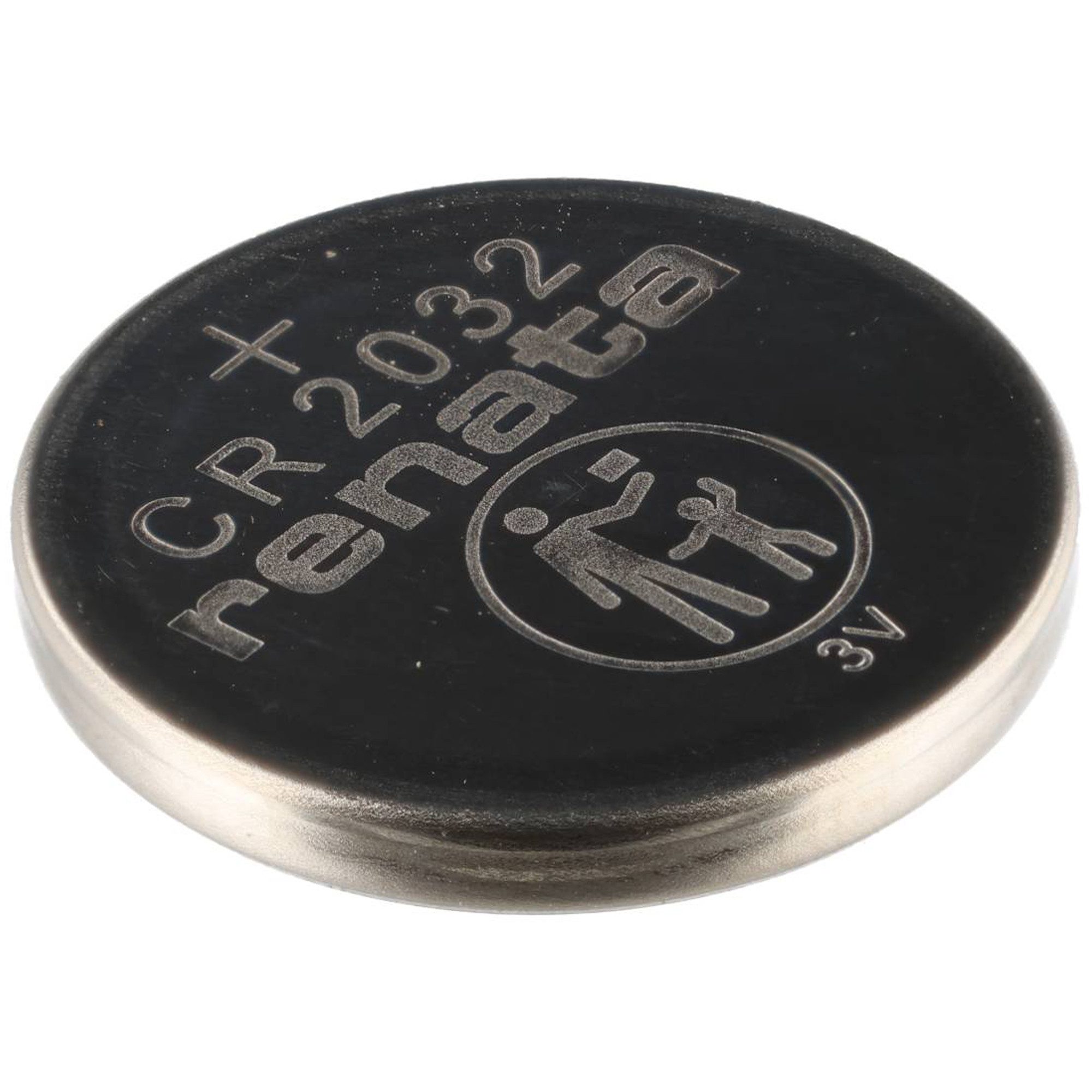 Renata 4er Spar-Pack Renata CR2032 Lithium Batterie mit 225mAh – Zuverlässi Batterie, (3,0 V)