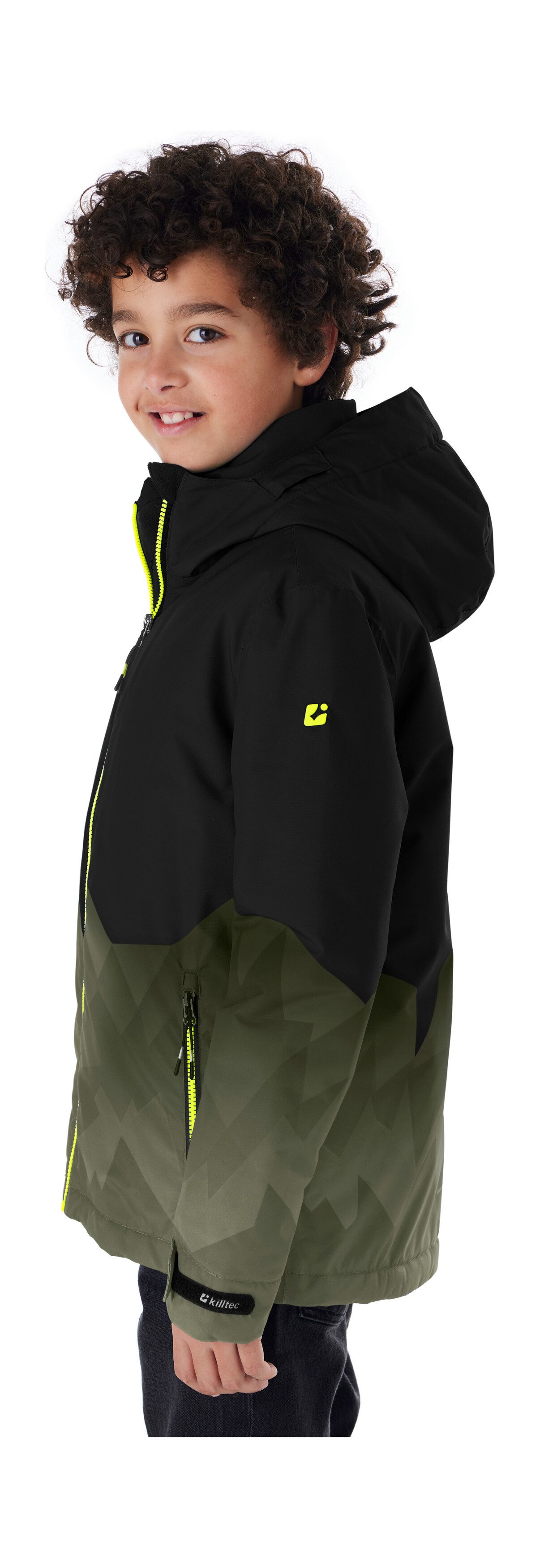 Killtec Skijacke KSW 383 BYS SKI JCKT Wasser- und winddichte Skijacke mit verstellbarer Kapuze