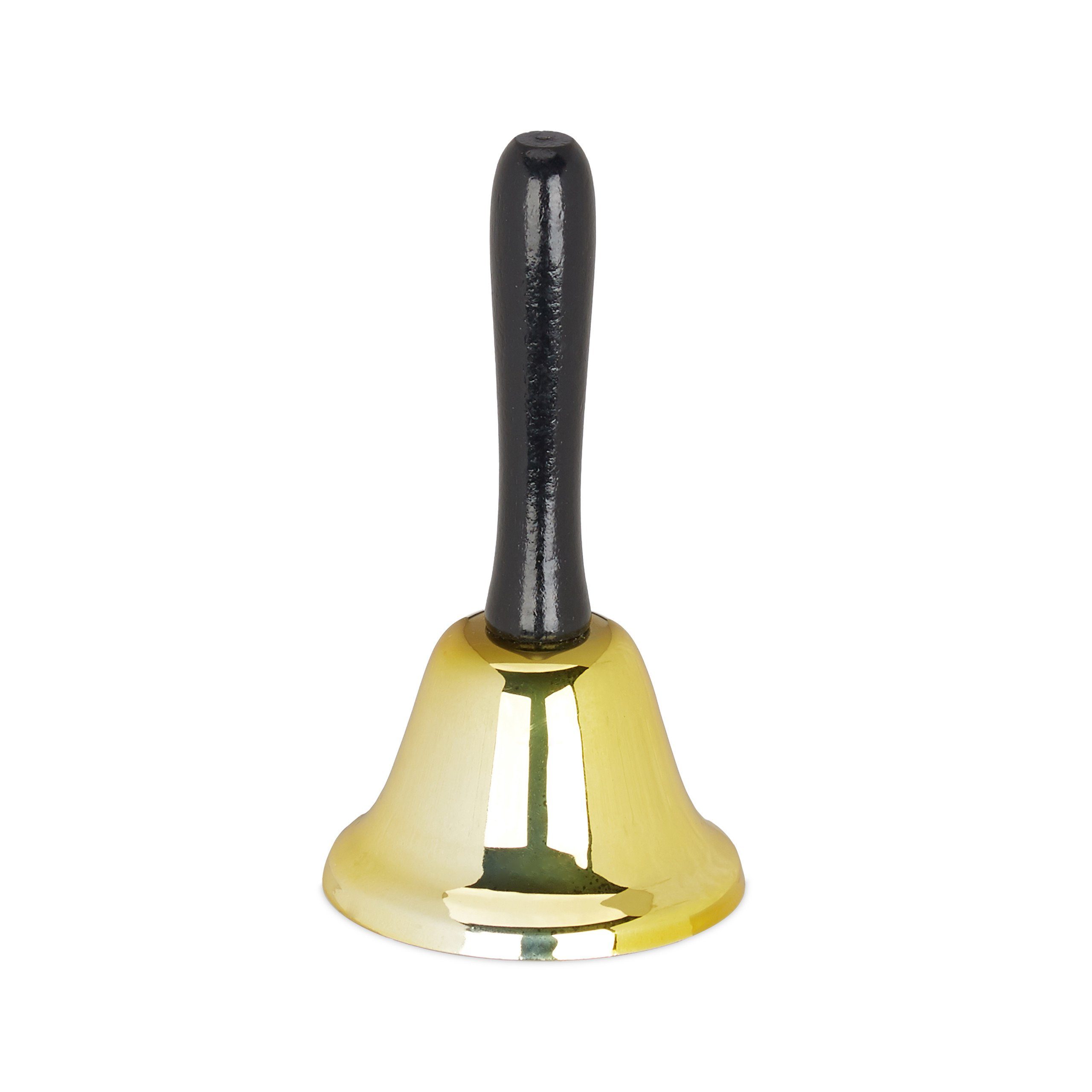 relaxdays Dekofigur Tischglocke Handglocke, gold günstig online kaufen