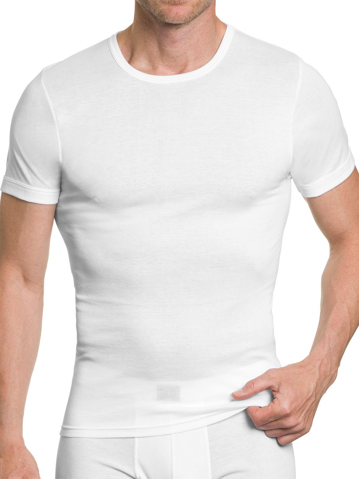 (Stück, Unterziehshirt Arm - 1/2 1-St) KUMPF Masterclass Herren T-Shirt