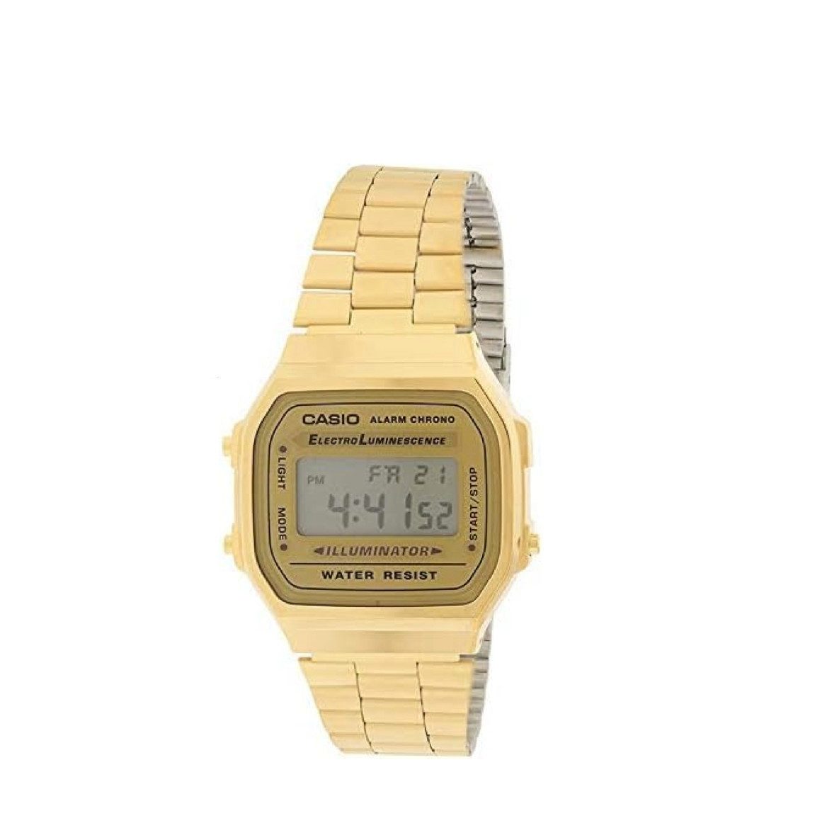 CASIO Часыarmband Casio Unisex Digital Uhr mit Edelstahl Armband A168WG-9WDF