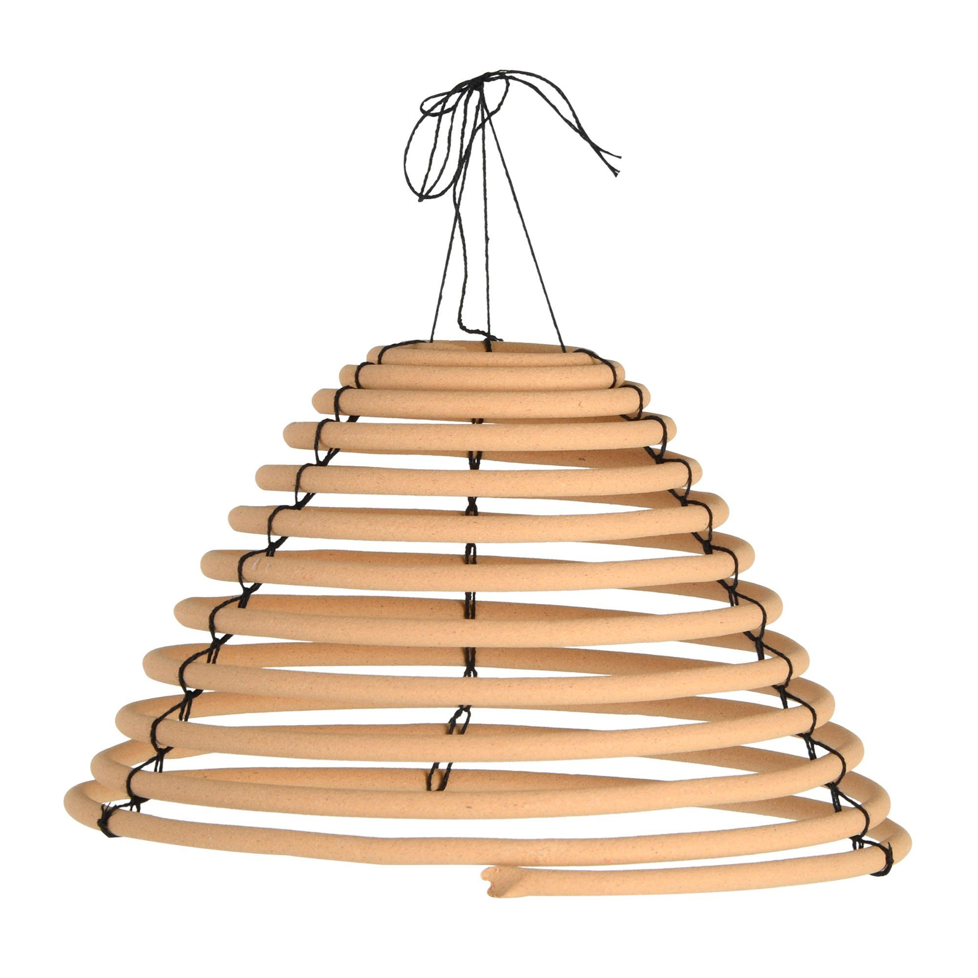Nistkasten Citronella-Spirale hängend Mückenschutz Insektenschutz Rauchspirale