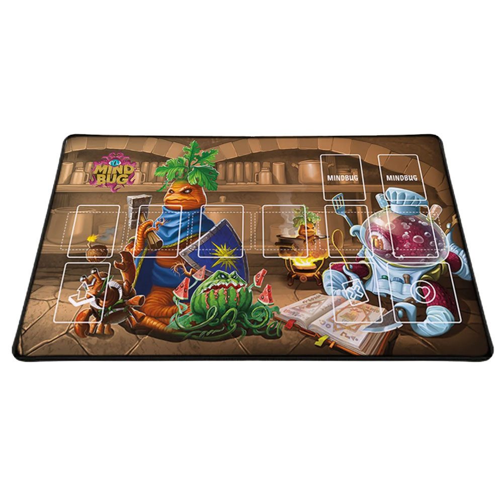 Nerdlab Spiel Mindbug Spielmatte - Sir Squiddleberry Spielunterlage Kartenspiel, Kartenspiel-Zubehör, UV-beständig
