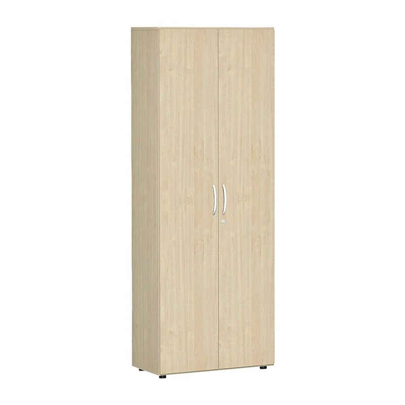 geramöbel Aktenschrank Lissabon Schrank abschließbar, mit Höhenausgleichsfunktion, 80x216 cm