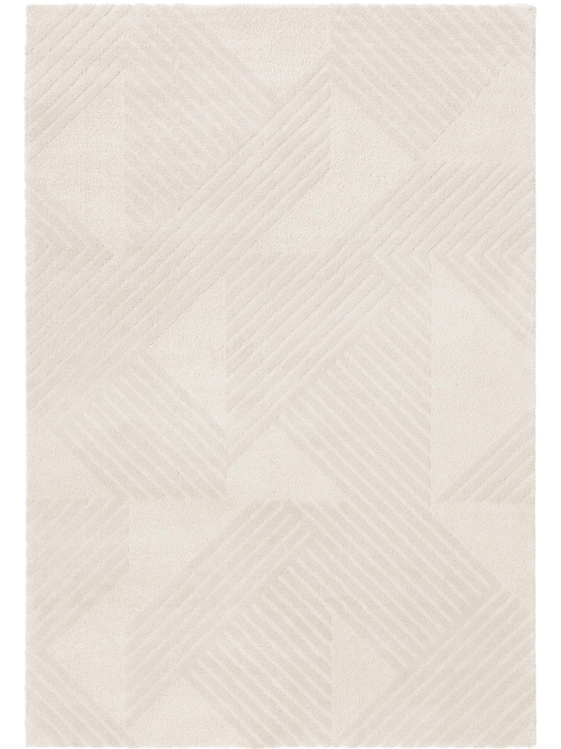 benuta Teppich Tacoma, rechteckig, Höhe: 21 mm, Teppich Wohnzimmer, Schlafzimmer, Esszimmer, Flur, Kunstfaser, Cozy