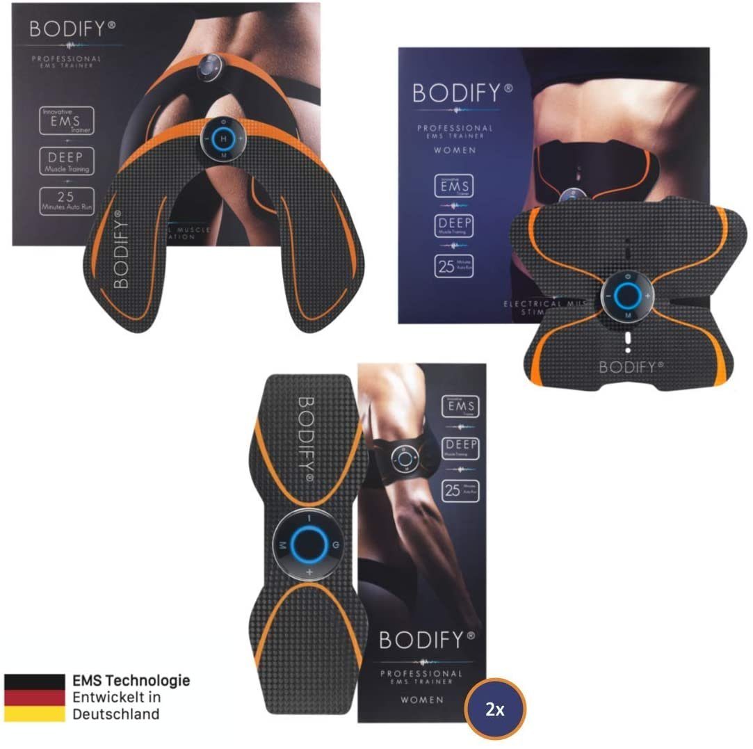 BODIFY EMS-Gerät - 4in1 EMS Ganzkörper Set - Gezielte Stimulation der Muskulatur