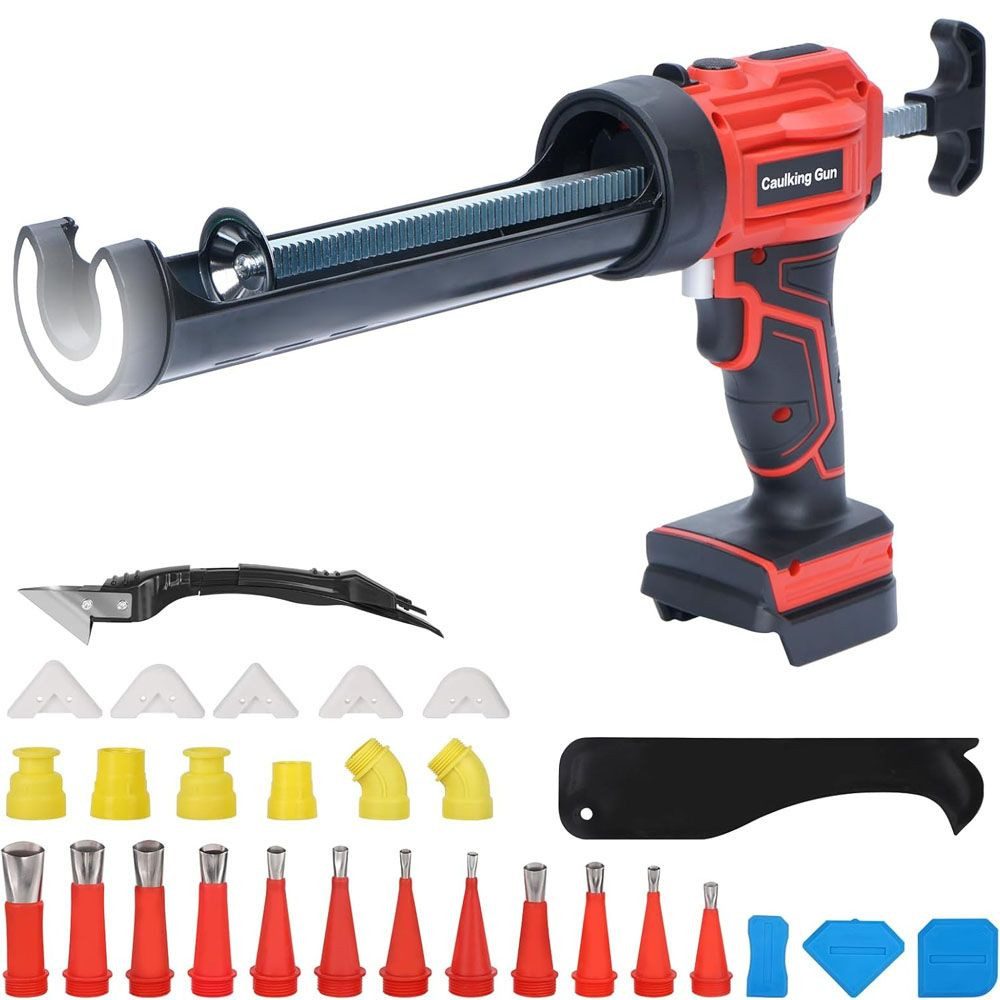 Druckluft-Kartuschenpistole 18V Akku-Kartuschenpistole Silikonpistole Glaskleber Kartuschenpresse