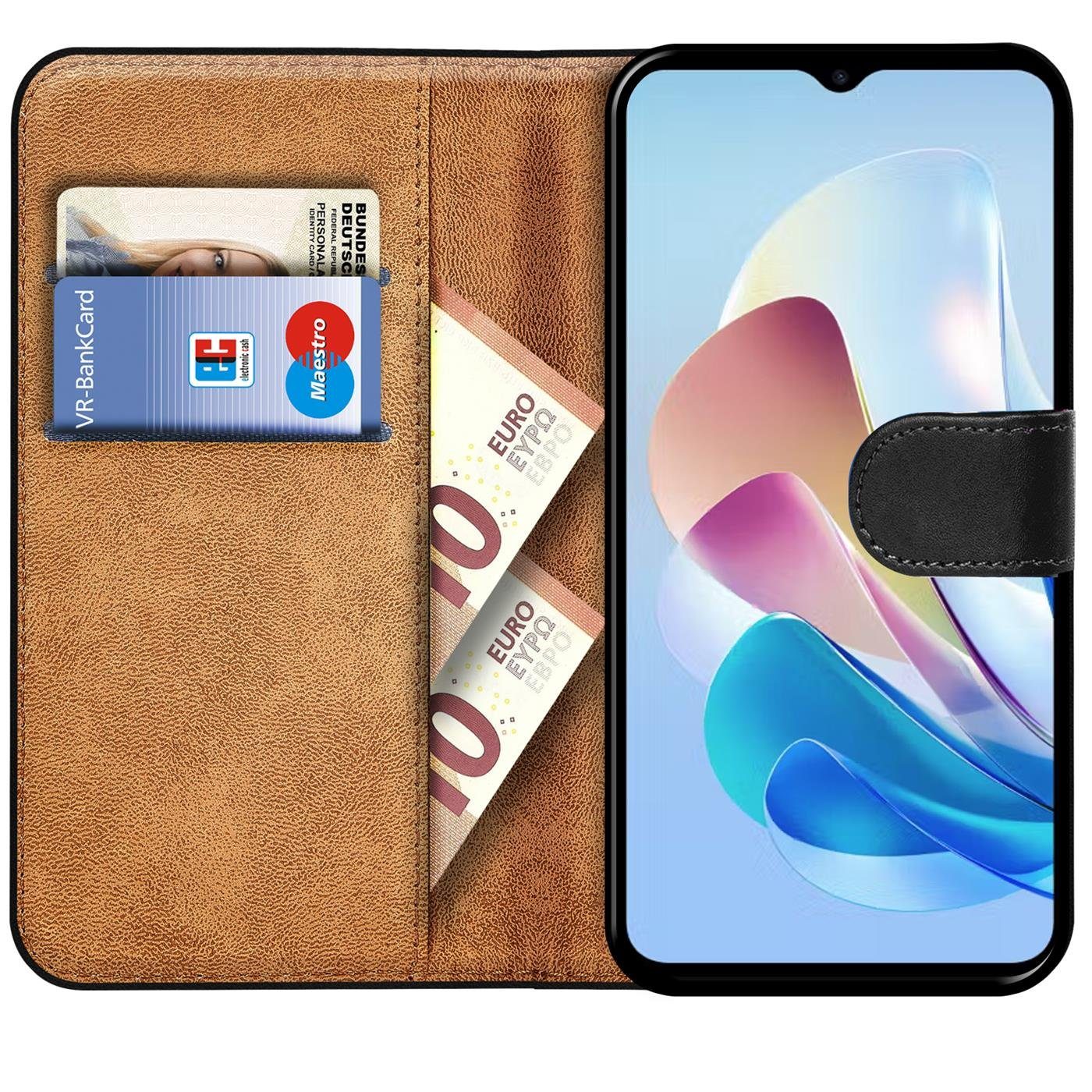 CoolGadget Handyhülle Book Case Handy Tasche für ZTE Blade V41 Vita 6,6 Zoll, Hülle Klapphülle Flip Cover für ZTE V41 Vita 5G Schutzhülle stoßfest