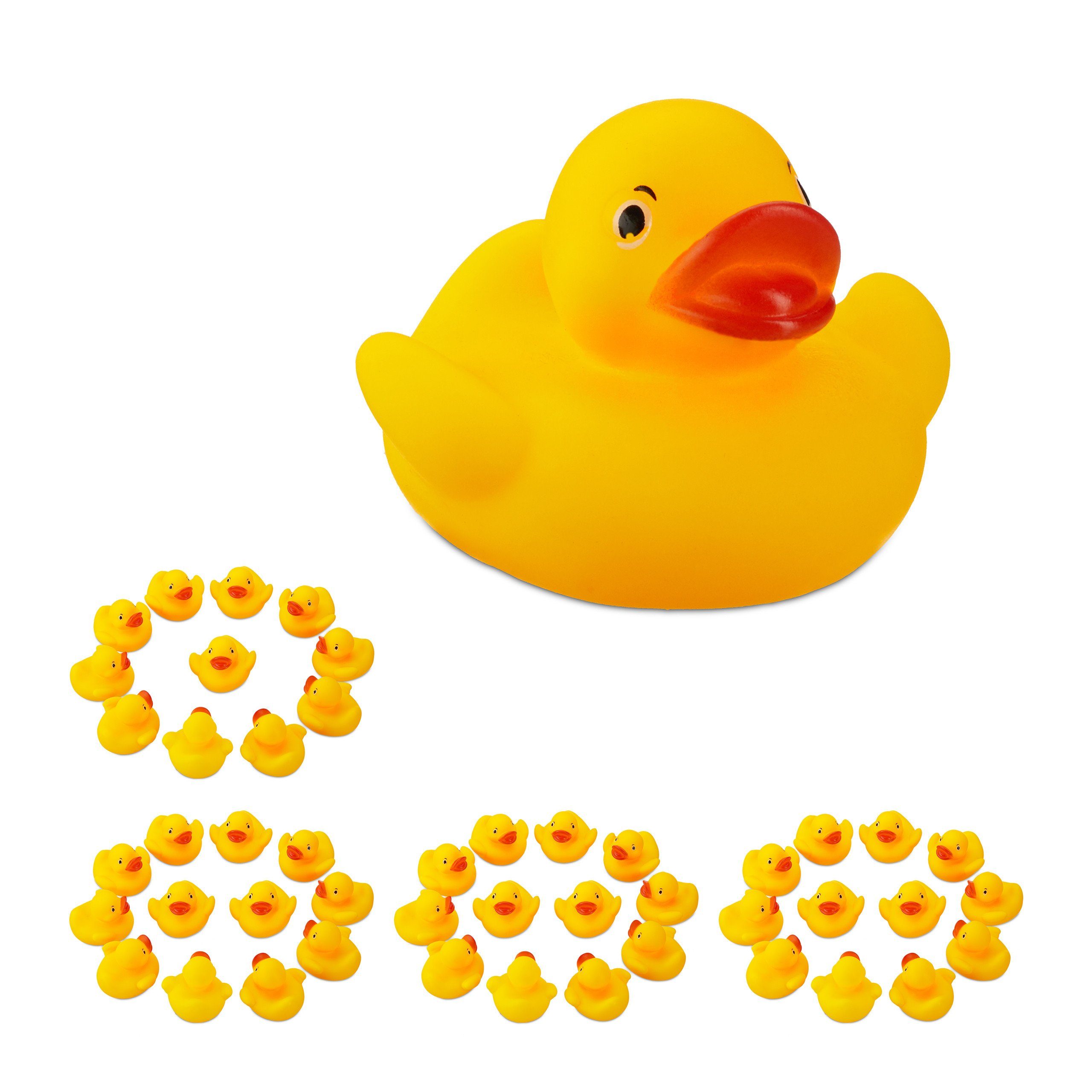 relaxdays Badespielzeug 48 x Badeente 5cm günstig online kaufen