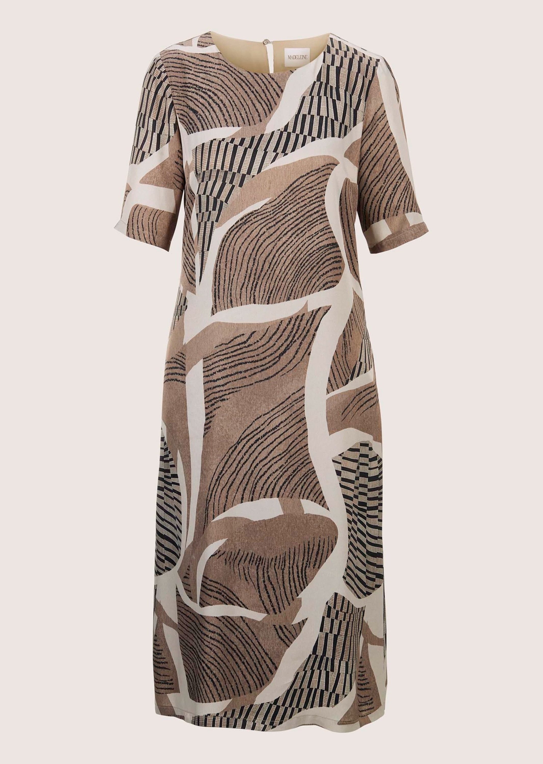 Maxikleid Kleid mit kurzen Ärmeln