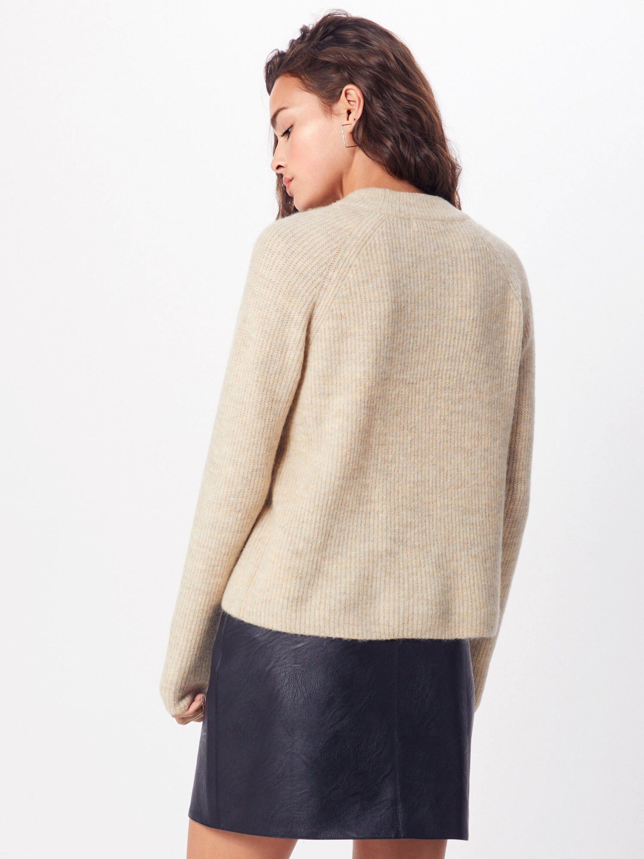pieces Stehkragenpullover Ellen (1-tlg) Plain/ohne Details
