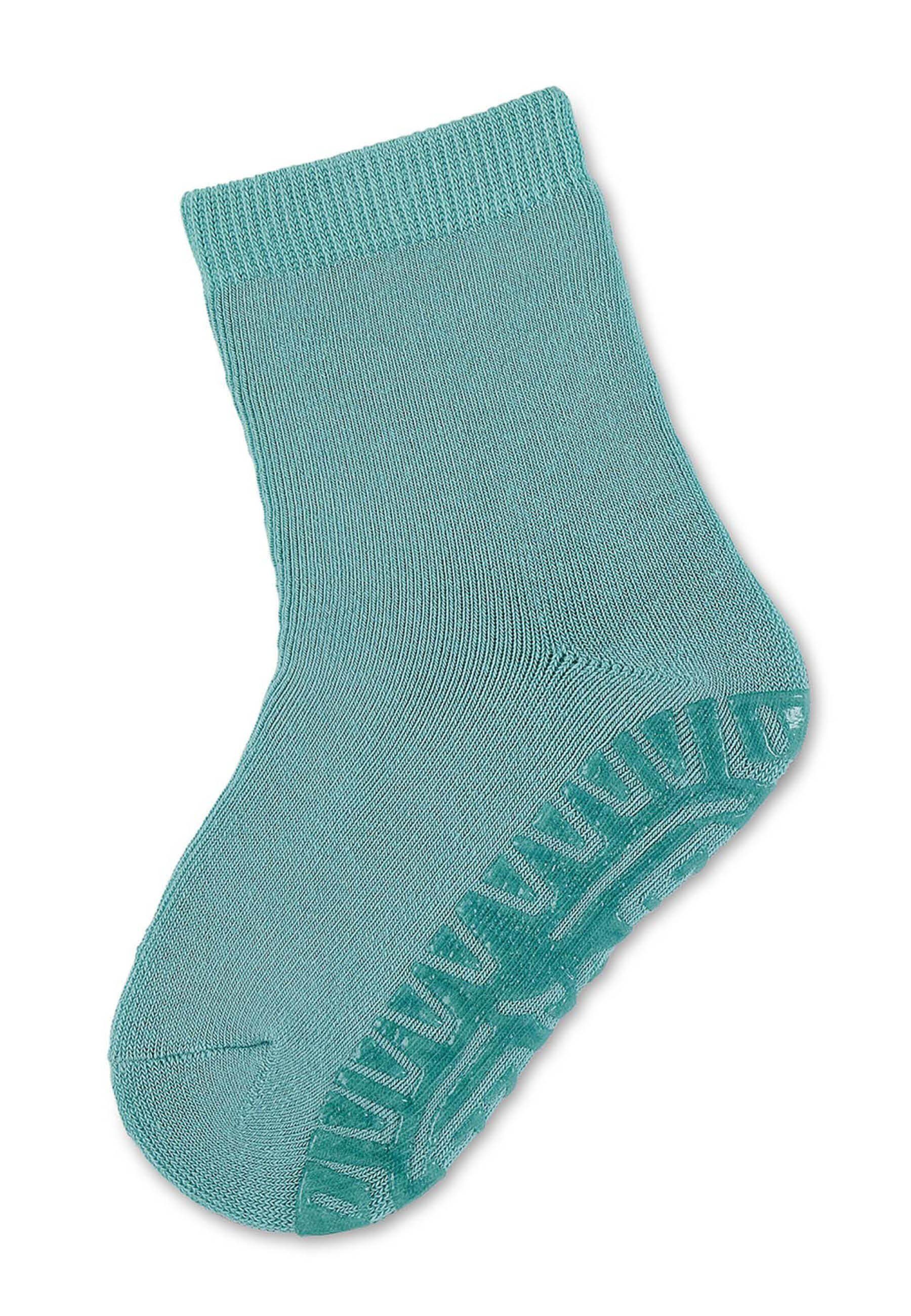 Sterntaler Baby-Söckchen „Fliesen Flitzer Sun“ – Mit Flieger-Motiv, Himmelblau, Größe 17-18
