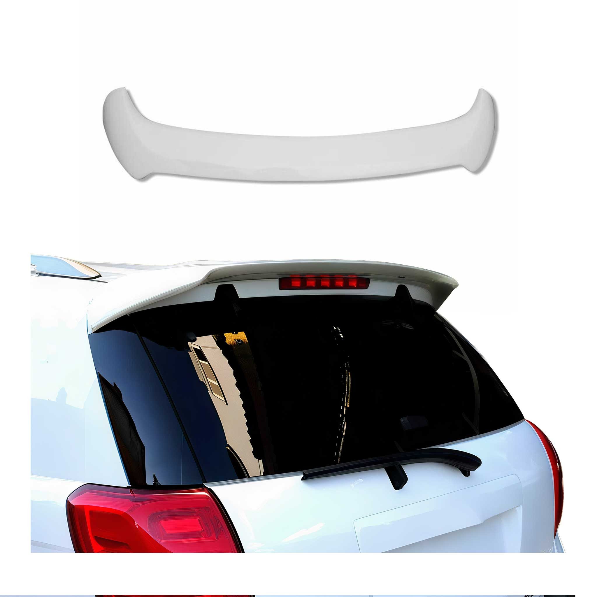 OMAC Heckstoßstange Heckspoiler Dachspoiler für Chevrolet Captiva 2006-2015 Weiß Lackiert, 1-St.
