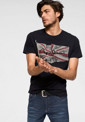 PEPE JEANS Pepe джинсы футболка »FLAG LOGO&...