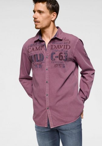 CAMP DAVID Рубашка с длинными рукавами