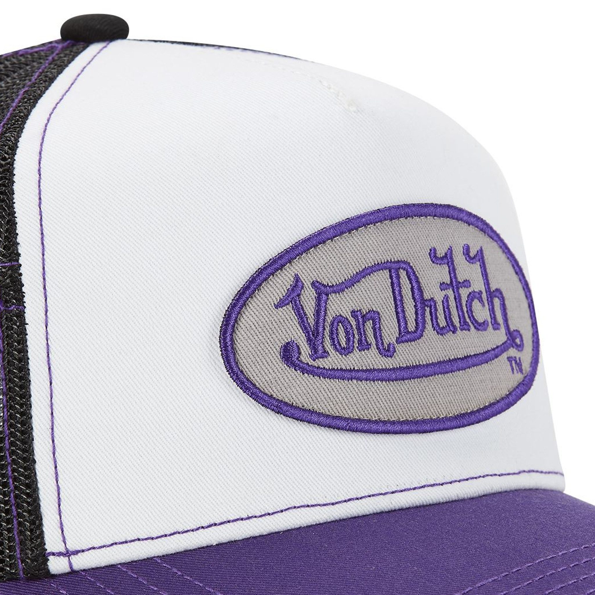 Von Dutch Trucker Cap Von Dutch Originals Trucker Cap - SUMMER Baseball Mesh purple (Basecap, Basecap, Meshcap, Trucker Kappe) Used-Look