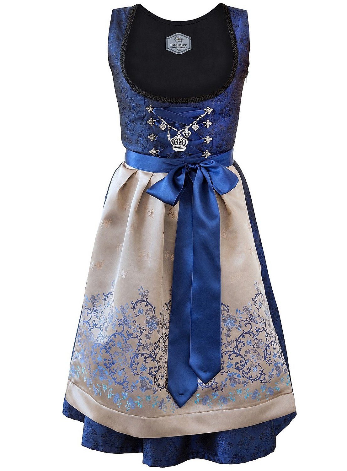 Edelnice Dirndl Royalblau