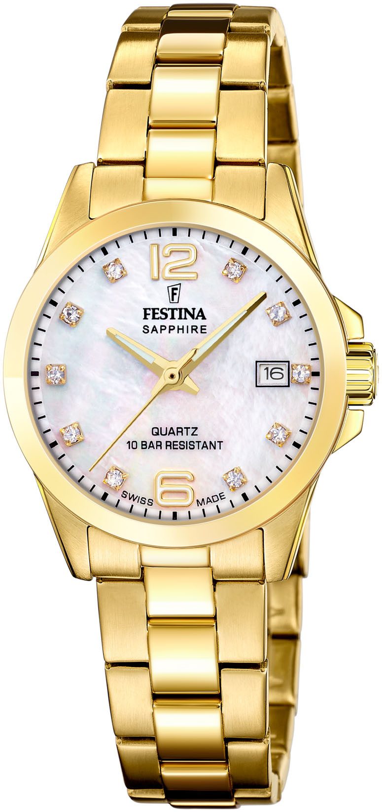 Festina Quarzuhr F20050/1, Armbanduhr, Damenuhr, Swiss günstig online kaufen