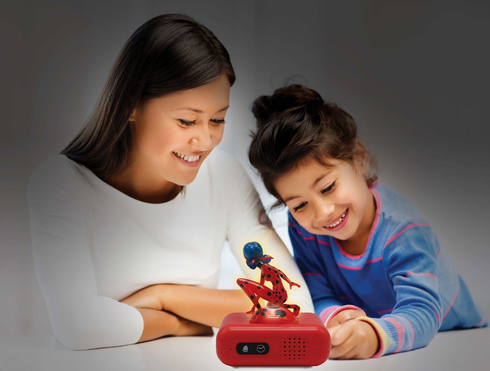Klingeltönen mit besonderen Lexibook® Miraculous Kinderwecker Wecker Ladybug 3D und