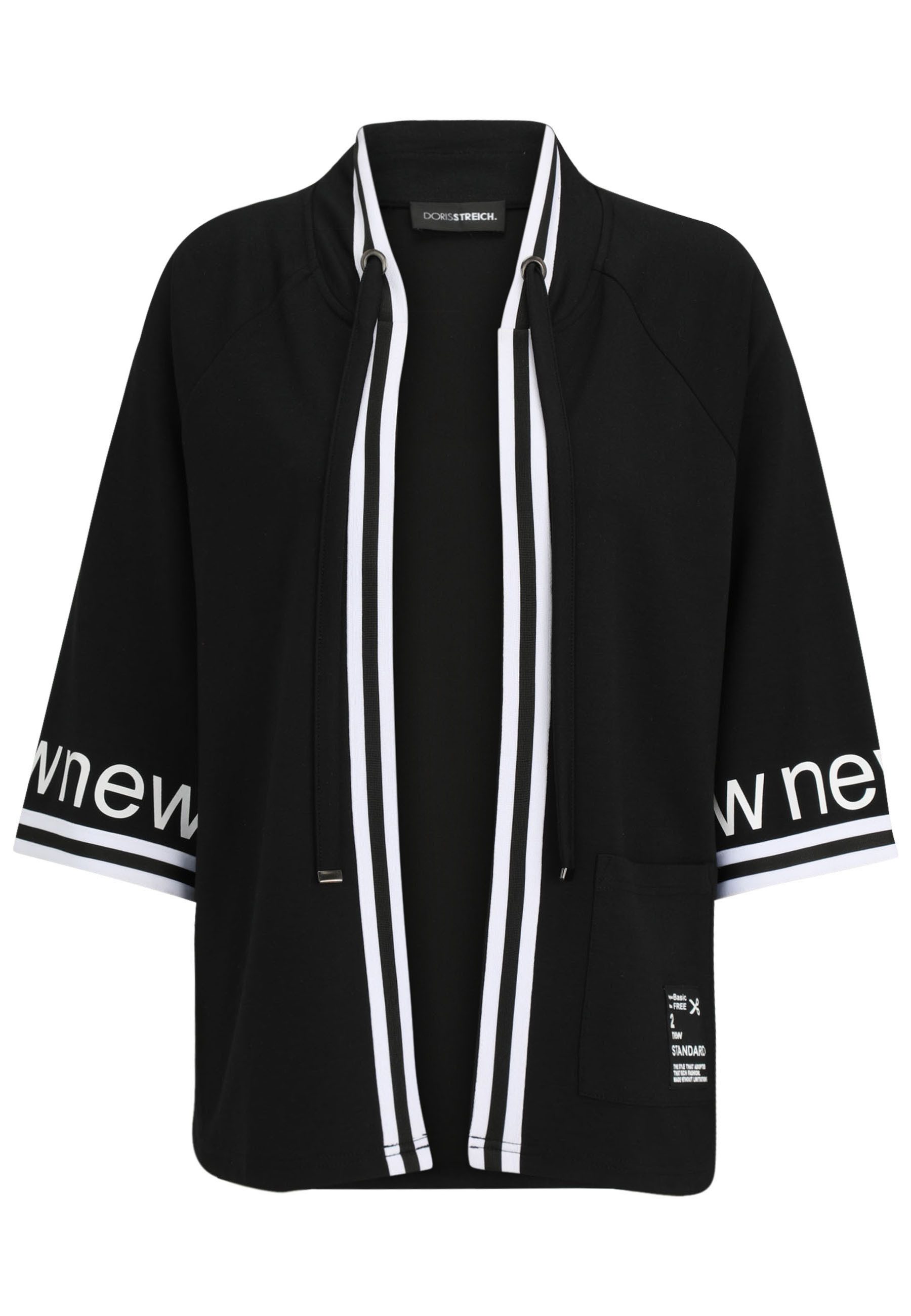 Doris Streich Sweatjacke mit Wording-Motiv günstig online kaufen