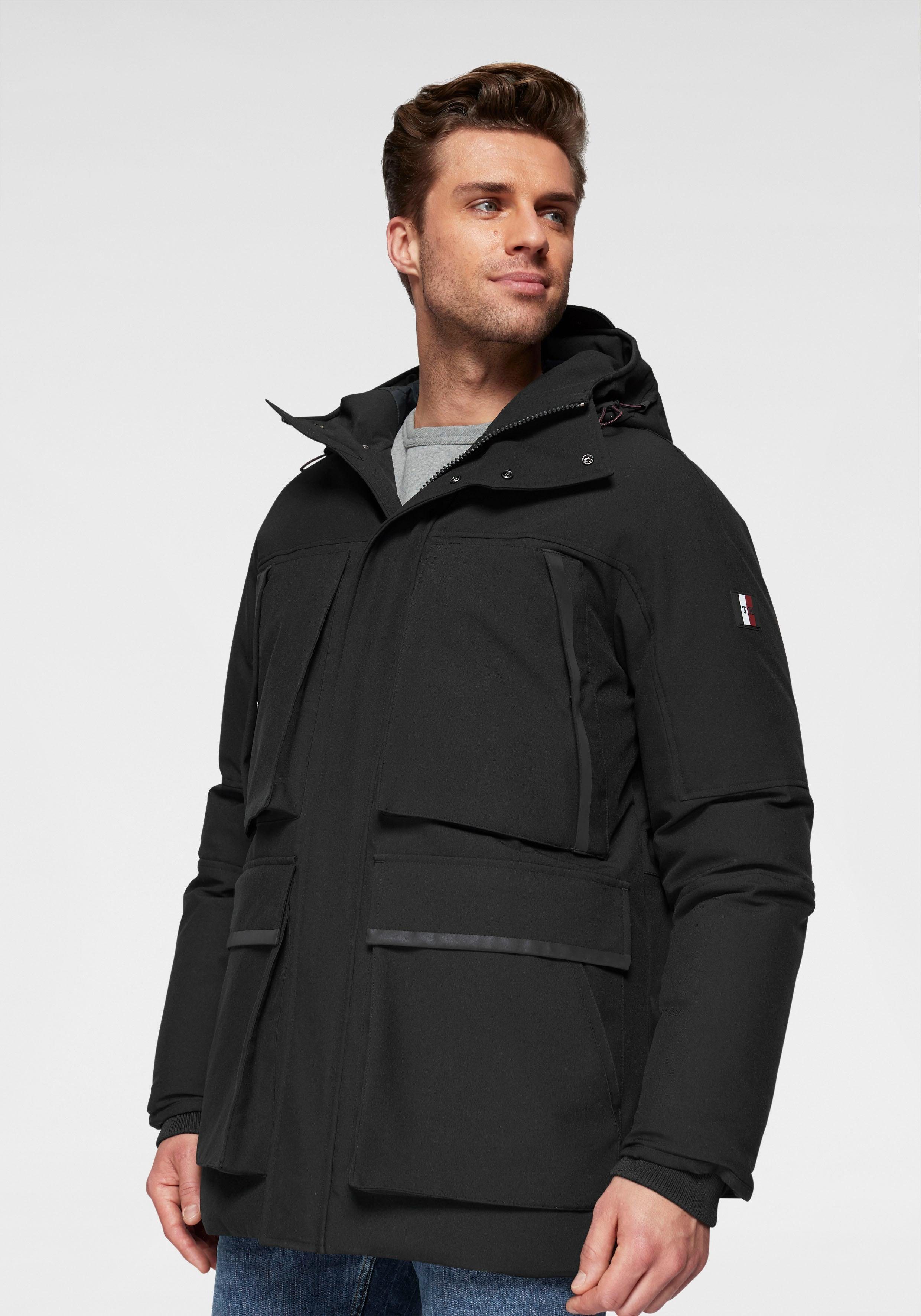 tommy hilfiger heavy canvas down jacket