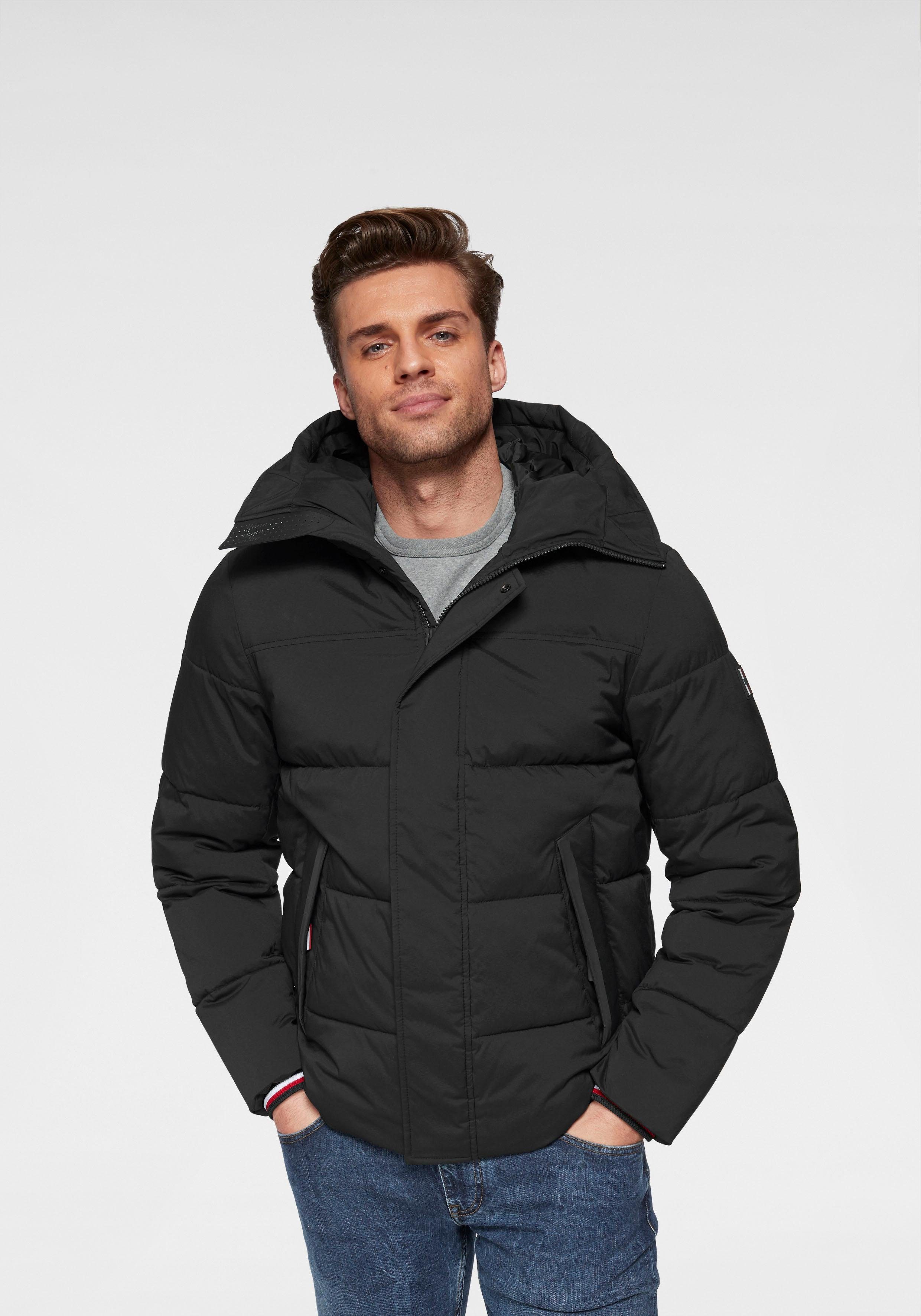 tommy hilfiger stretch hooded jacket