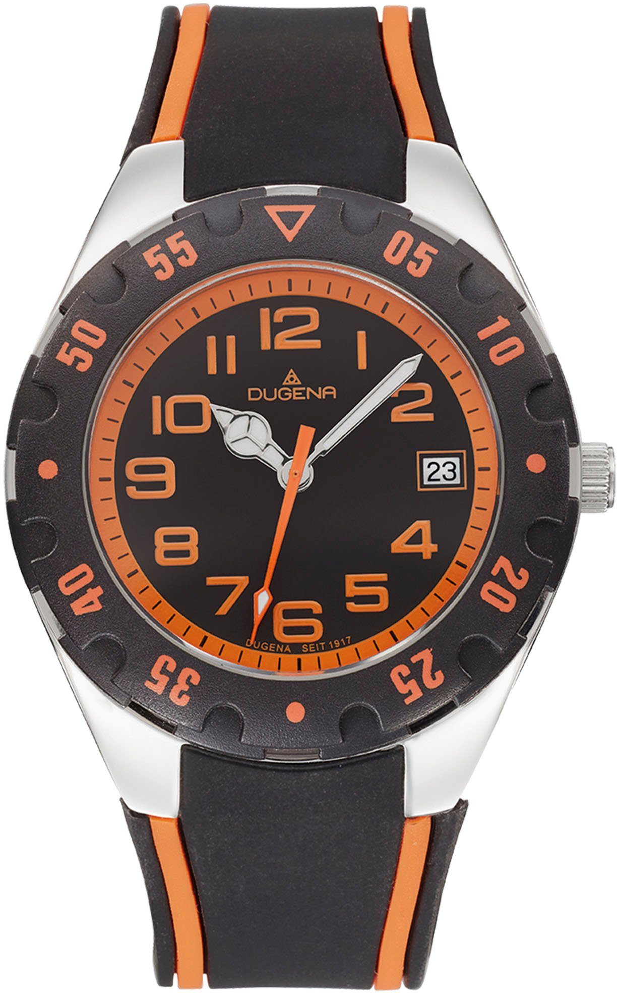 Dugena Quarzuhr Diver Junior, 4460891, ideal auch als Geschenk Orange