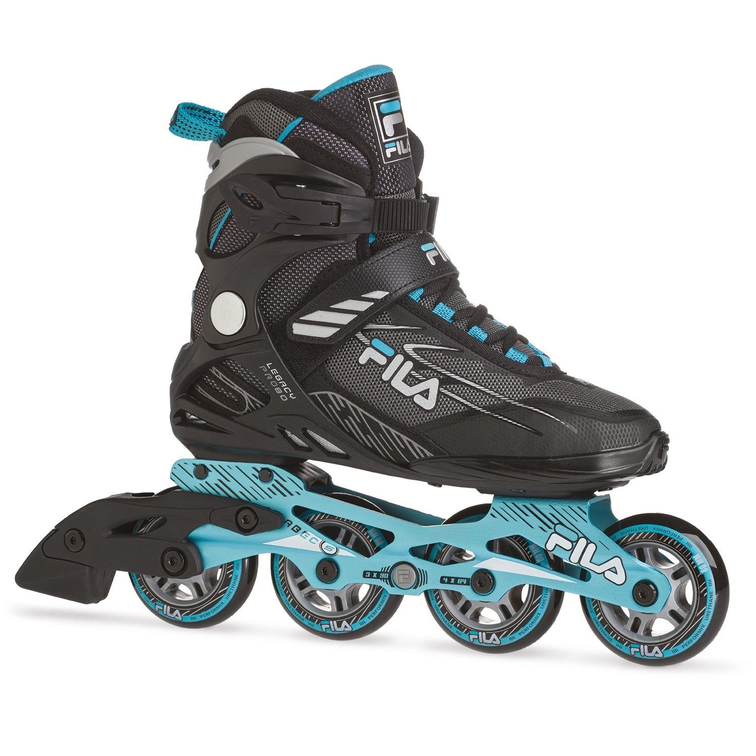 Fila Ролики Роликовые коньки Legacy Pro 80 (Rollen: Fila 80mm/82A, Kugellager: ABEC 5) schwarz/blau