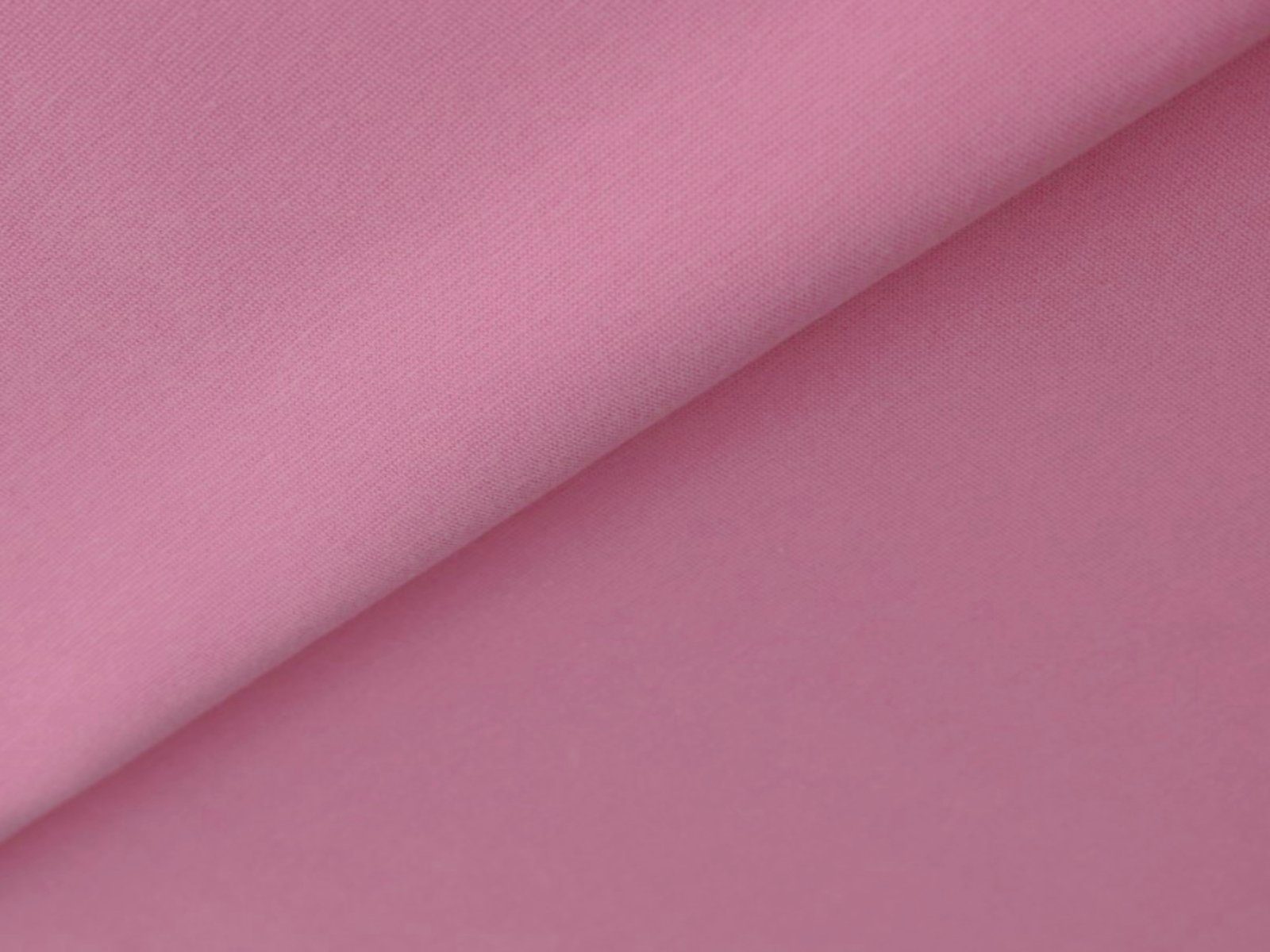 Corileo Stoff Bündchen Uni Rosa Stoff Meterware