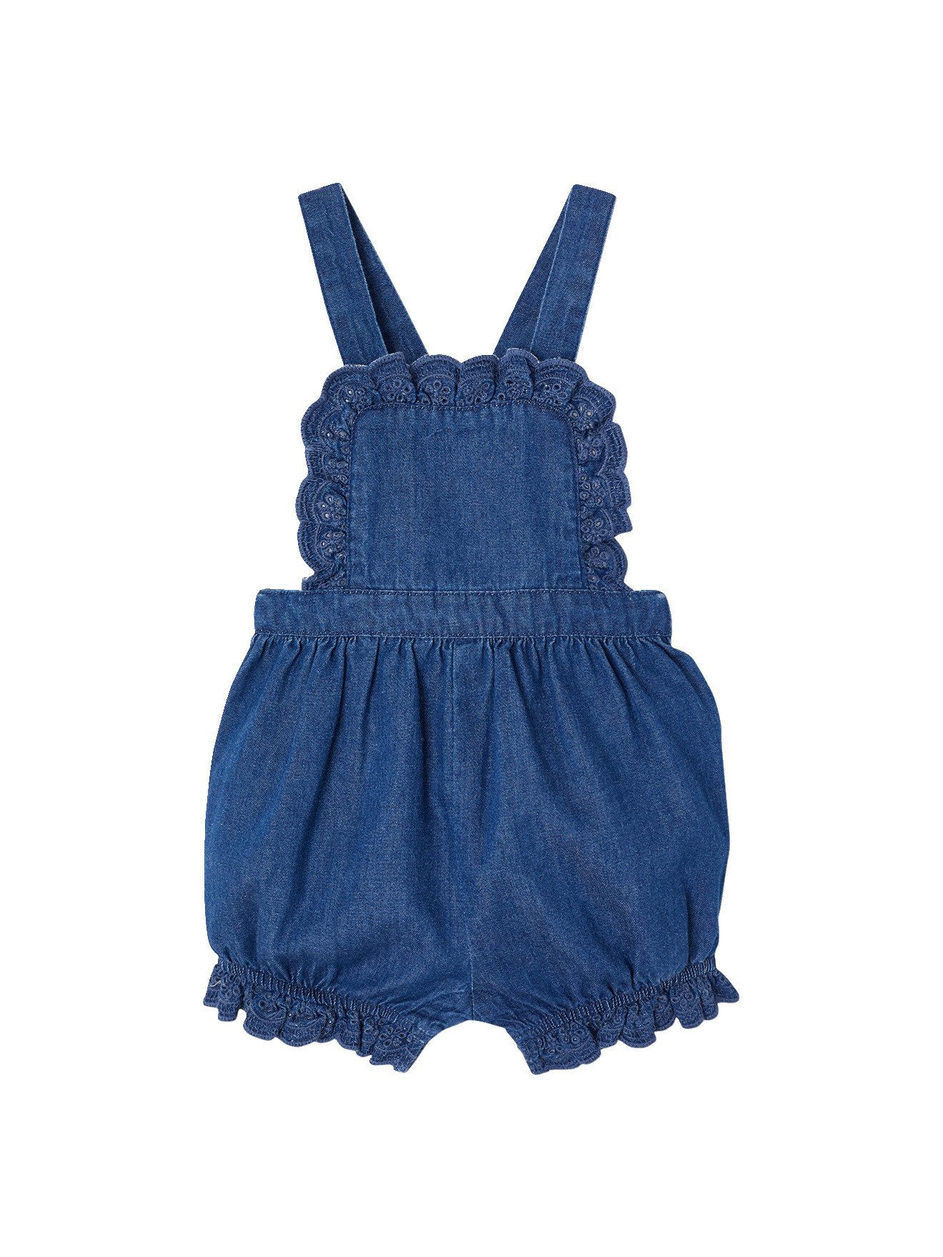 Jumpsuit Kurze Latzjeans Mädchen Baby