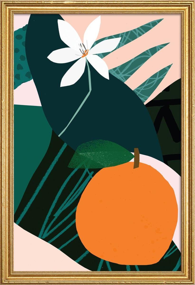 Juniqe Poster Poster mit Holzrahmen, Tom Abbiss Smith (1 St), Fine-Art-Print in Galeriequalität mit einem 1 cm breiten, weißen Rand