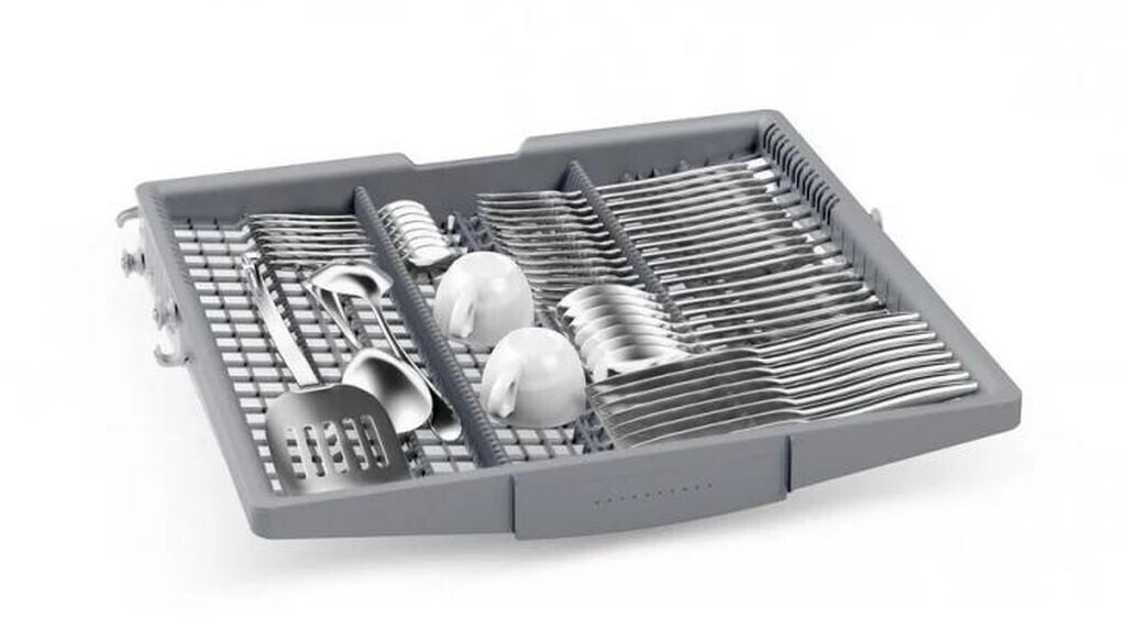 BOSCH Backofen-Set Bosch Induktion Herdset Autark + Gratis Spülmaschine Vollintegriert, mit 1-fach-Teleskopauszug