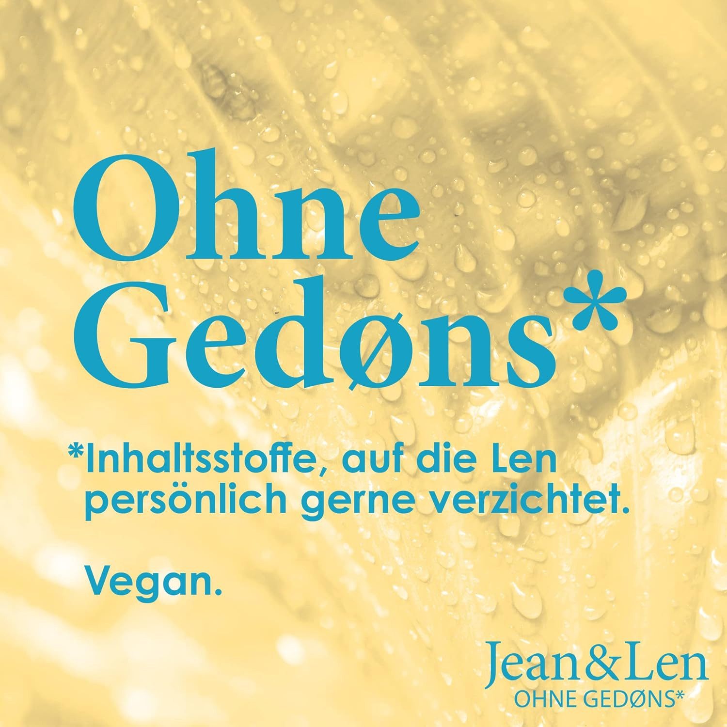 Jean & Len ohne Gedons* Sonnenschutzcreme Sensitiv Sonnencreme Gesicht LSF 50+, 1-tlg.