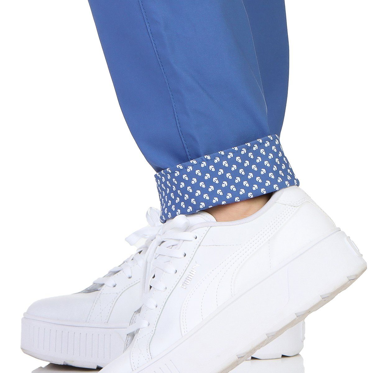 OriginalYou Stretch-Hose Sommerhose Damen Schlupfhose ANKER maritime Stoffhose auch in großen Größen erhältlich, mit elastischem Bund – Bild 5 von 5