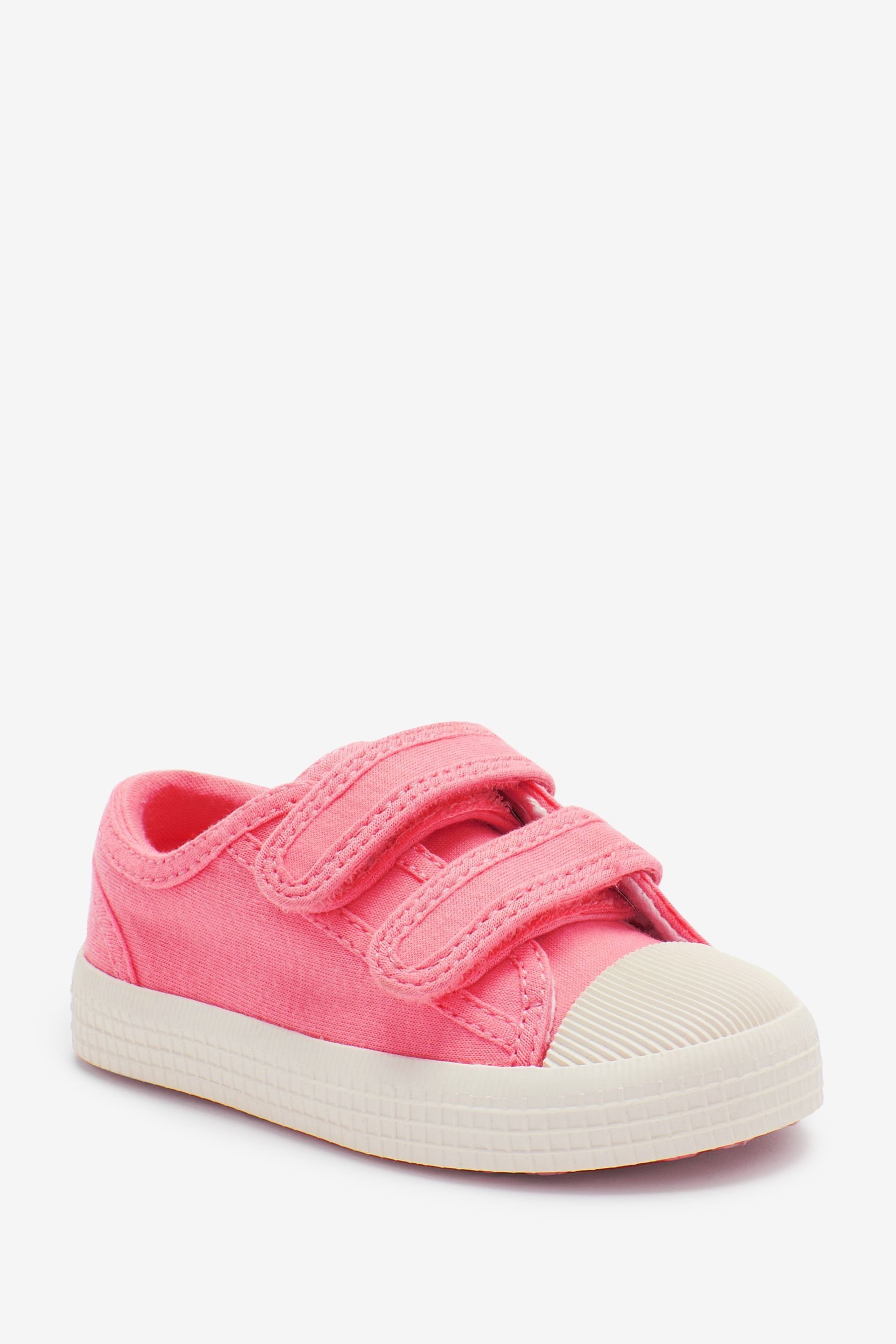 Zehenschutz Next Sneaker Leinwandturnschuhe Bright Pink (1-tlg) mit