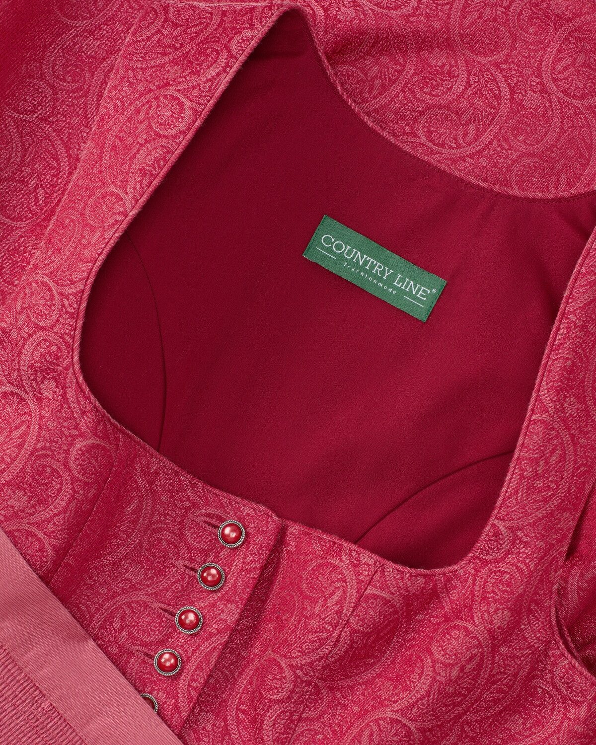 Country Line Dirndl Midi-Jacquard-Dirndl