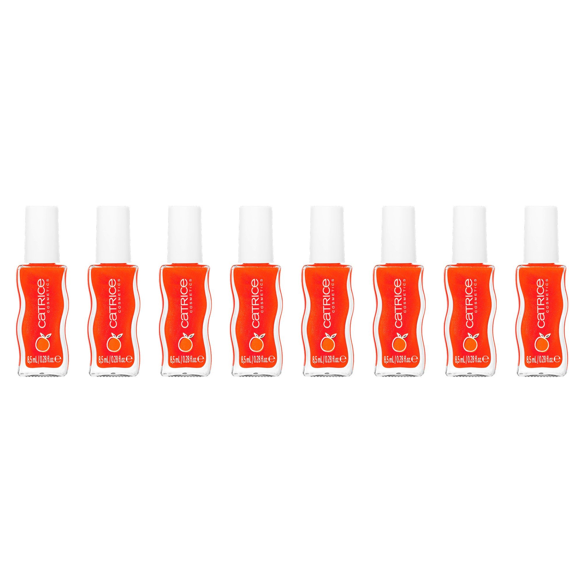 Catrice Блеск для губ SUMMER LIPS Lip Glaze, 8-tlg., Glossiges Finish, nicht klebende Textur, mit Orangenduft.