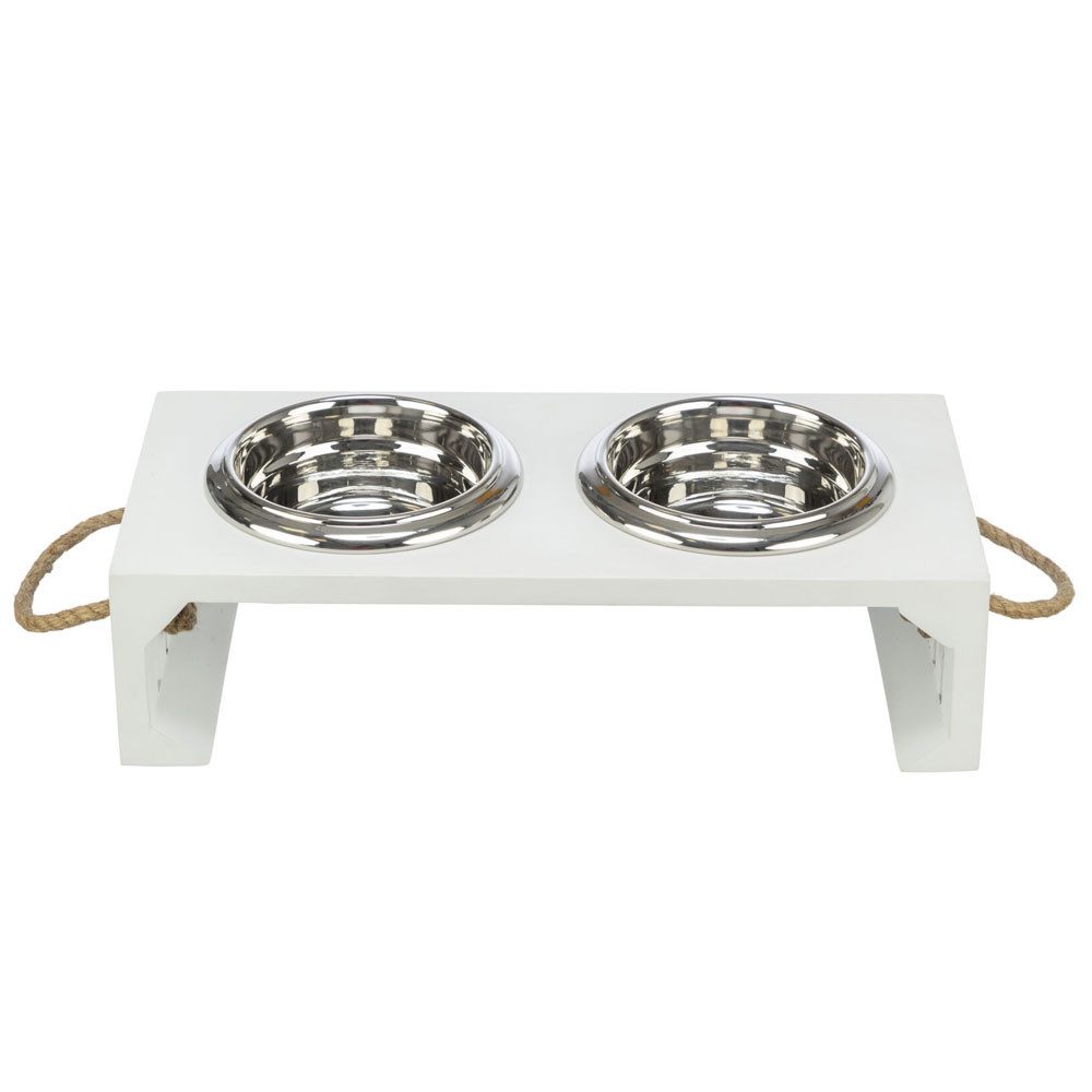 Napf-Set Trixie BE NORDIC Napf-Set, MDF/Edelstahl Größe: 2 × 0,4 l