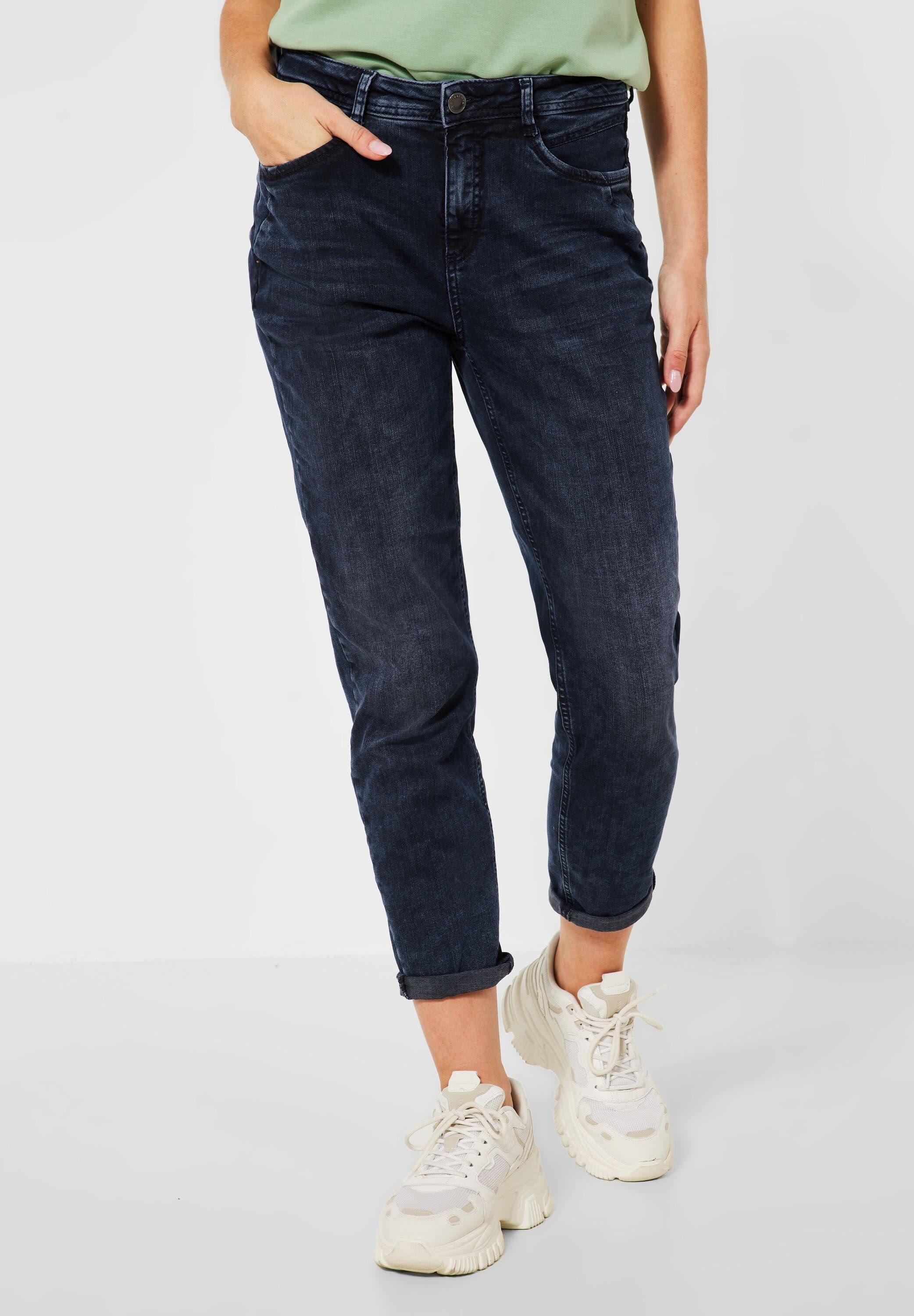 ONE Jeans Street Jeans Blue Loose (1-tlg) Bequeme One in STREET Black Authentic Vorhanden Fit Nicht