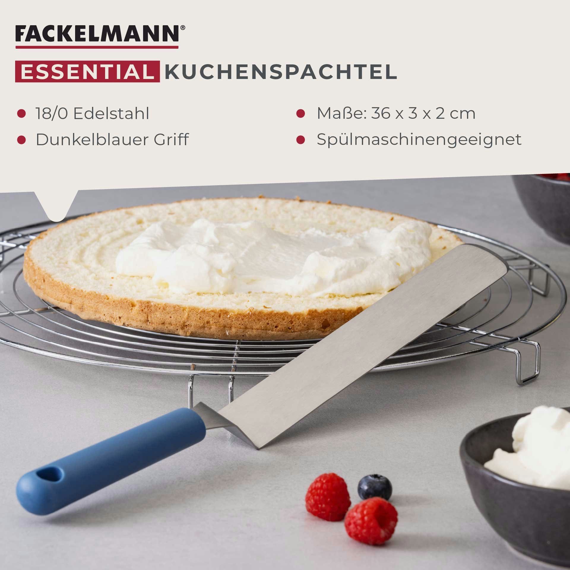FACKELMANN Tortenheber Winkelpalette, Kuchenspachtel, Backzubehör